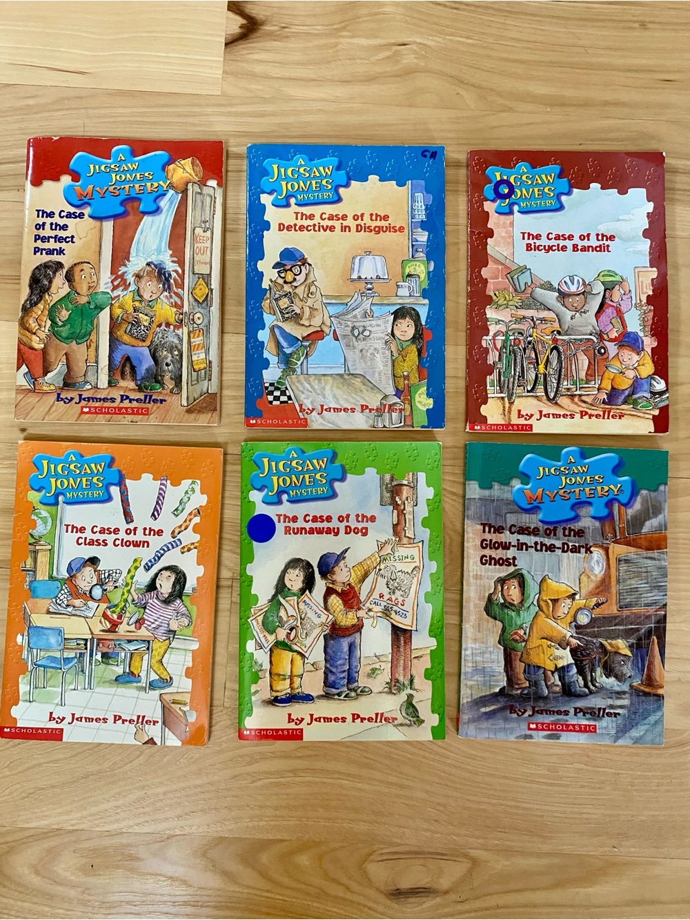 Jigsaw Jones Mystery Books Series Lot of 6 Books Used
